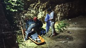 Rus Turist Antalya'da Çukurdan Kurtarıldı