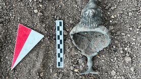 Satala Antik Kenti'nde Mısır Tanrıçası İsis'in Bronz Büstü Bulundu