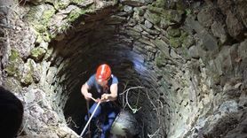 Siirt'te Su Kuyusuna Düşen İnek Kurtarıldı