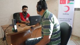 Türk Kızılay Gazze'de İşitme Cihazı Dağıtımına Devam Ediyor
