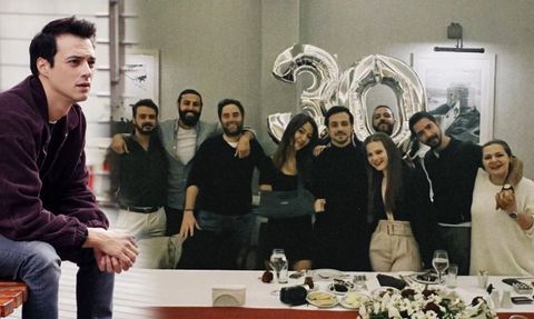 Mert Yazıcıoğlu'nun Doğum Günü Pastası Dilan Çiçek Deniz'in İmzasını Taşıyor