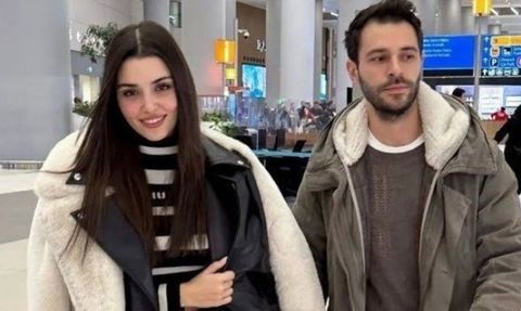 Hande Erçel, Oy Kullanmak İçin Sevgilisinin VIP Aracını Kullandı