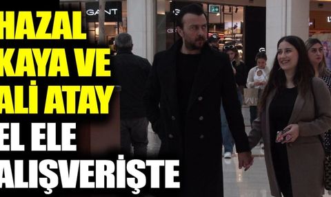 Hazal Kaya ve Ali Atay Alışverişte Görüntülendi