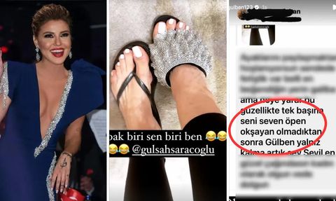 Gülben Ergen'in Ayaklarına Gelen Şoke Edici Mesaj