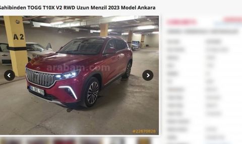 Togg'un İkinci El Fiyatı Belli Oldu