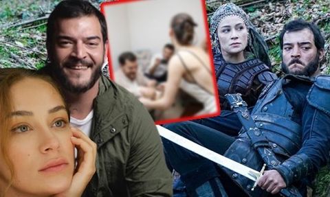 Kuruluş Osman oyuncuları Çağrı Şensoy ve Buse Arslan nişanlandı