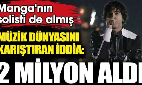 Manga'nın solisti Ferman Akgül 2 milyon lira aldı iddiası