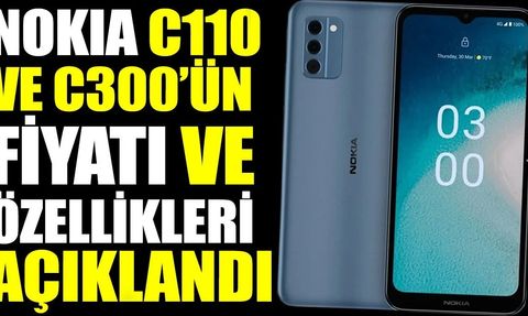 Nokia C110 ve C300: Fiyat ve Özellikler