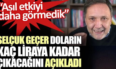 Ekonomist Selçuk Geçer'den Dolar Tahminleri: Yıl Sonunda 30 Lira Bandına Ulaşacak