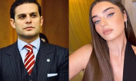 Ayça Ayşin Turan, Mehmet Aslan ile Galatasaray-Fenerbahçe maçını birlikte izledi