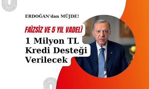 Faizsiz 1 Milyon TL'lik Kredi Müjdesi! Aile ve Gençlik Bankası Kuruluyor