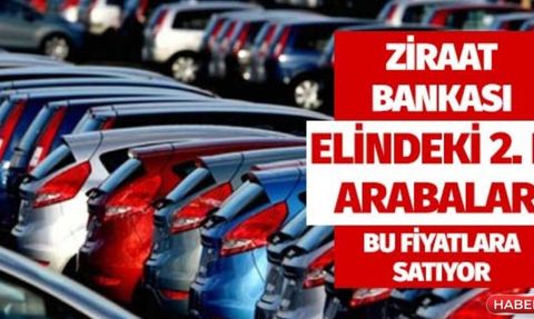 Ziraat Bankası Konut Kredisi ve 2. El Araç Satışı Detayları