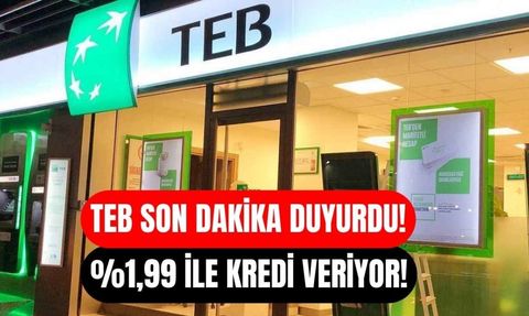 TEB'den Temmuz'a Özel Nakit Desteği: 3 Ay Ertelemeli 50 Bin TL Kredi!