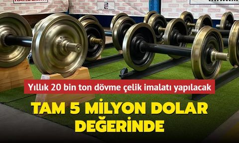 KARDEMİR'in Bağlı Kuruluşu KARDÖKMAK, 5 Milyon Dolarlık Dövme Çelik Yatırımını Hizmete Aldı