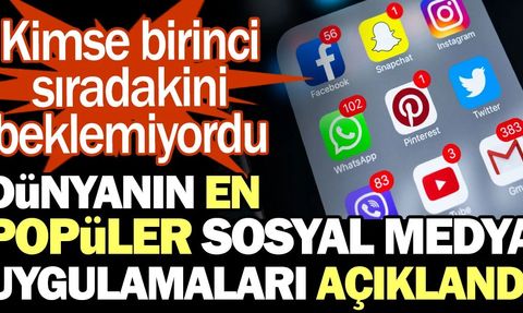 Dünyanın En Popüler Sosyal Medya Uygulamaları Belli Oldu