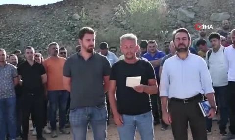 Gübretaş İşçileri Eylem Yaptı