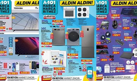 A101 10 Ağustos Aktüel Ürünler Kataloğu