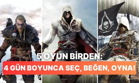 Assassin's Creed Serisi Ücretsiz Oynanabilir!
