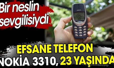 Efsane Telefon Nokia 3310 23 Yaşında