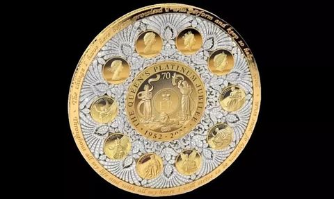 İngiltere Kraliçesi II. Elizabeth Anısına Dev Bir Madeni Para Tasarlandı