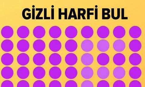 Optik İllüzyon: Gizli Harfi Bulma