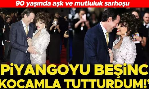 Efsane Oyuncu Joan Collins 90 Yaşında Mutluluk Sarhoşu