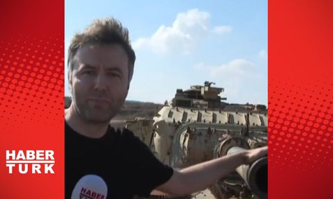 İsrail'in Suriye'ye doğrulttuğu tanklar görüntülendi