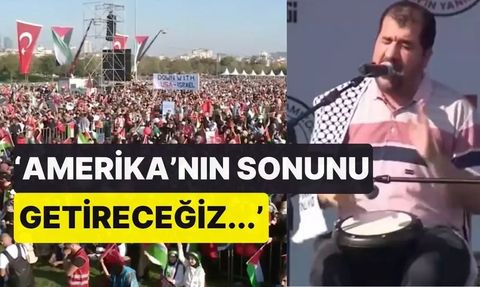 Bilal Göregen Filistin'e Destek Mitinginde Sahne Aldı