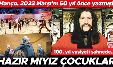 Barış Manço'nun 2023 Marşı Gerçekleştiriliyor