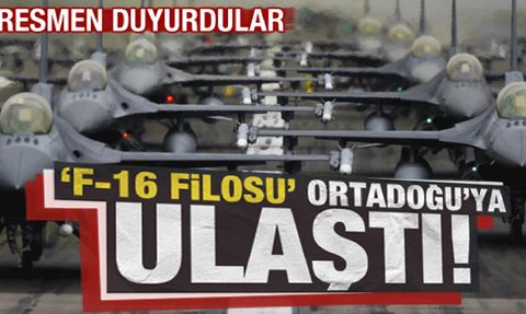ABD Savunma Bakanlığı Orta Doğu'ya F-16 Filosu Gönderdi