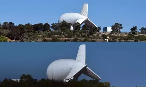 İsrail'in Dev Zeplini Sky Dew Tehditleri Tespit Ediyor