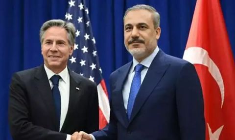 Dışişleri Bakanı Hakan Fidan ve ABD Dışişleri Bakanı Antony Blinken İsrail-Filistin Çatışmasını Görüştü