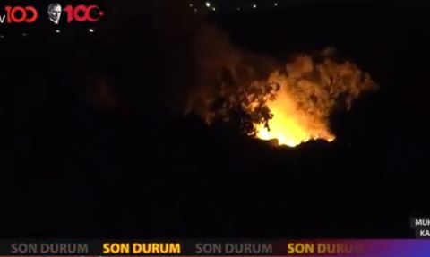 TV100 Muhabirine Gazze'den Roket Saldırısı