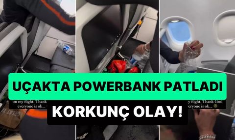 Amerikalı Vatandaşın Uçakta Çantasının Patlamasıyla Yaşadığı Korku Anları