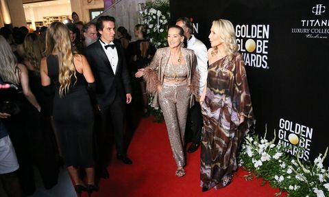 Sharon Stone, Bodrum'da Uluslararası İkon Ödülü'nü Aldı