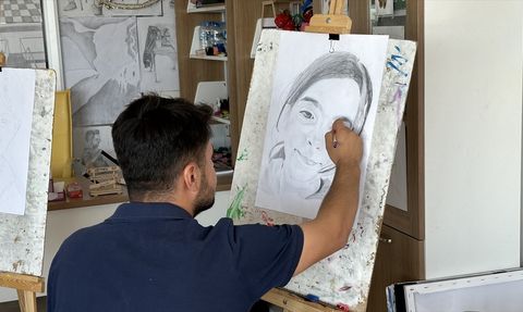 Adıyaman'da Genç Ressamlar, Narin Güran'ı Andı