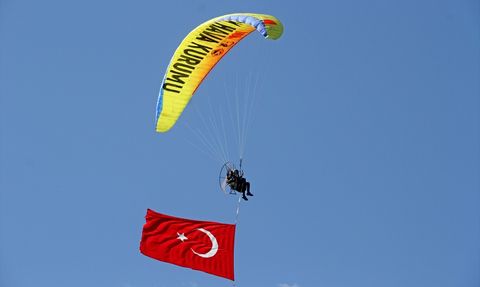 24. Uluslararası Ölüdeniz Hava Oyunları Festivali Fethiye'de Başladı