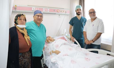 Amasya'da 9 Kiloluk Kitle Ameliyatla Çıkarıldı