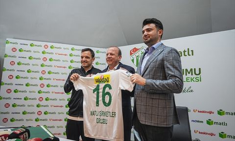 Bursaspor Matlı Holding ile 40 Milyonluk Anlaşma İmzaladı