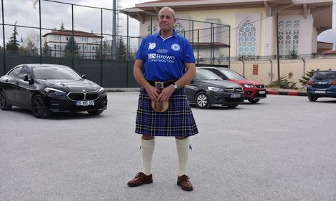 İskoç Taraftar Ricky Marshall, Eskişehirspor Maçını İzlemek İçin 4 Bin Kilometre Uçtu