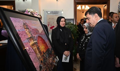 Ankara'da 'Şehrim Kudüs' Resim Sergisi Açıldı
