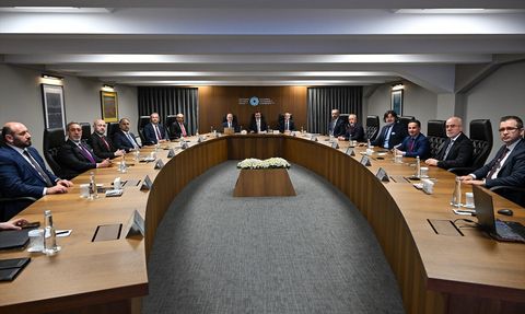 Cumhurbaşkanı Yardımcısı Yılmaz ve Bakan Şimşek'ten İSO ve İTO Ziyareti