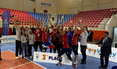 Oturarak Voleybol Erkek Milli Takımı Avrupa Şampiyonu