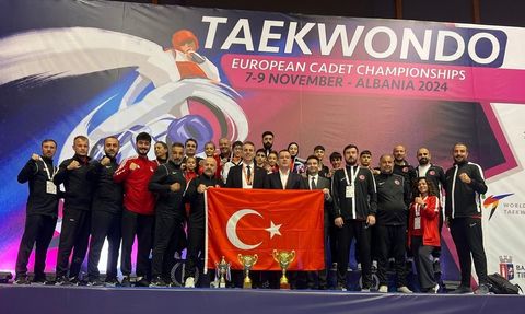 Türkiye Yıldız Tekvando Takımı Avrupa Şampiyonu Oldu