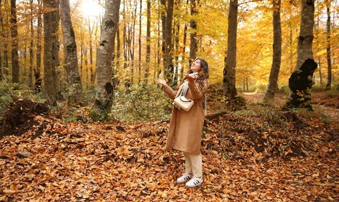 Ulugöl Tabiat Parkı Sonbaharın Güzelliklerini Sunuyor