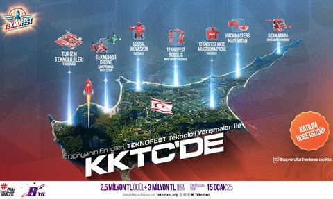 TEKNOFEST KKTC 2025: Teknoloji Yarışmaları Başvuruları Açıldı