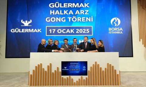 Borsa İstanbul'da Gülermak Halka Arz Töreni Gerçekleşti
