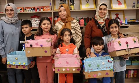 Gaziantep'te Yarıyıl Tatili İçin Geri Dönüşüm Atölyeleri