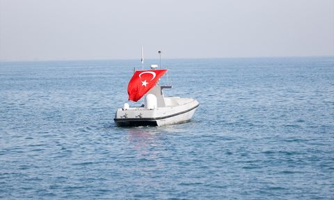Mersin'de OKHAN İnsansız Deniz Aracı Tanıtıldı