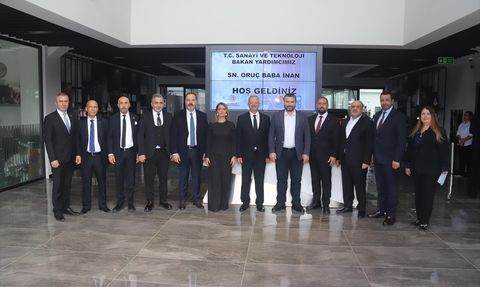 Mersin'de Sanayi ve Teknoloji Bakan Yardımcısı İnan'ın Ziyareti